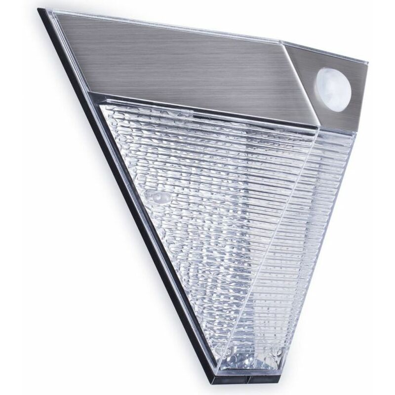 Smartwares 10.045.86 Lámpara solar de pared triangular PIR 5000.703