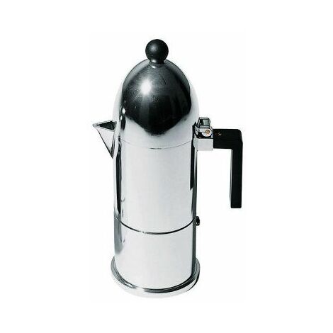 Alessi CAFETERA LA CONICA ESPRESSO, 6 TAZAS, PLATA