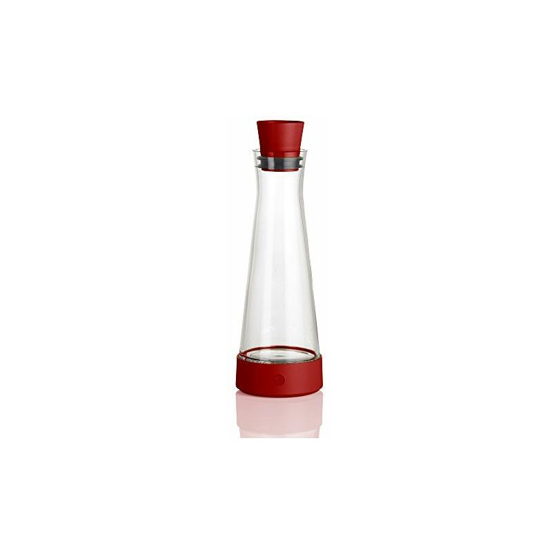 EMSA Flow Carafe 1L Red,Transparent