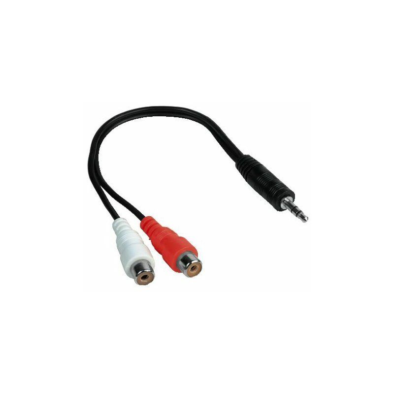 Hama Video Connection Cable, 4-pin 3.5 mm Jack Plug-3 RCA (phono) Plugs,  1.5m