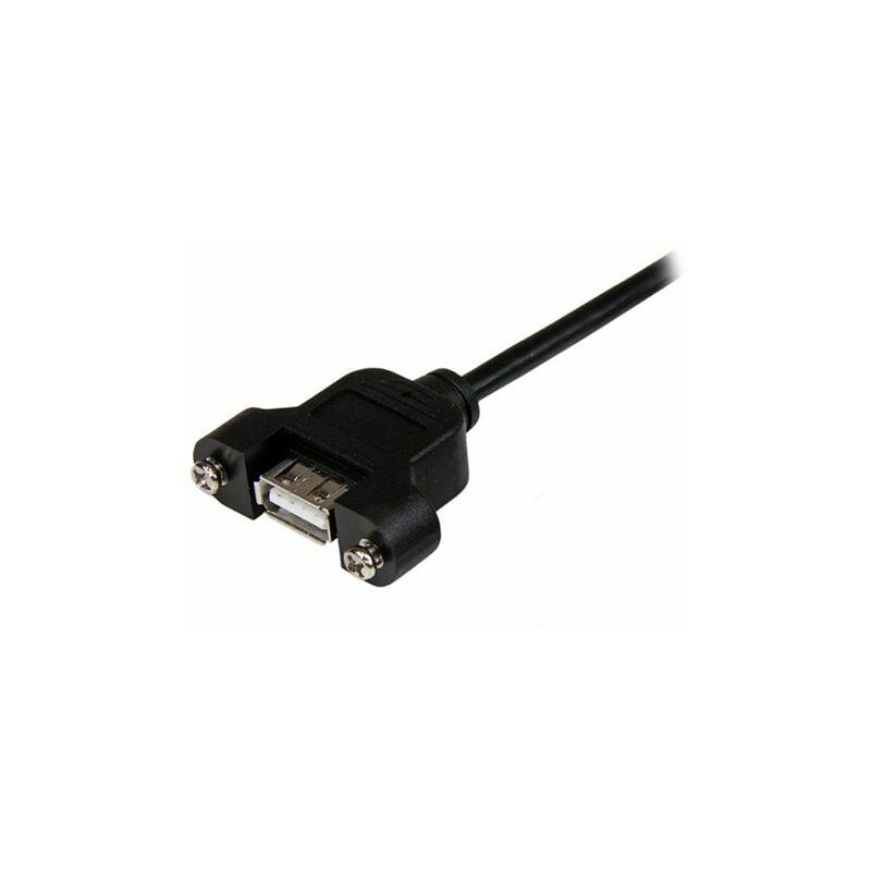 StarTech.com Cavo Prolunga USB 2.0 per montaggio a pannello di Tipo A/A  Femmina A /