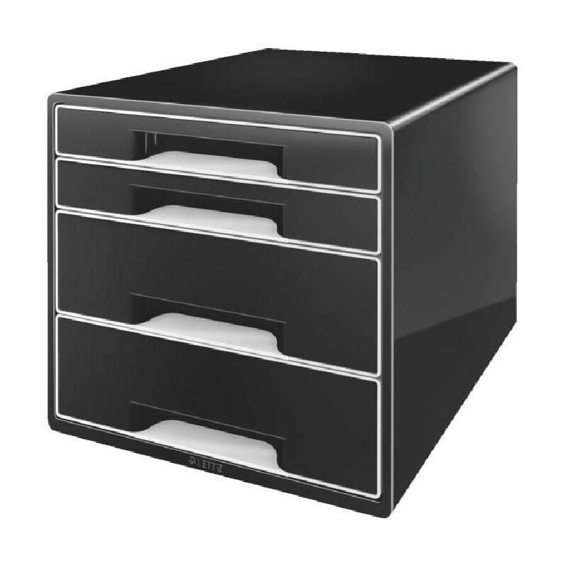 Cassettiera drawer Cabinet CUBE 5 nero Leitz