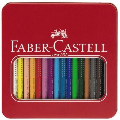 Gomma Faber-castell rossa blu per matita e penna