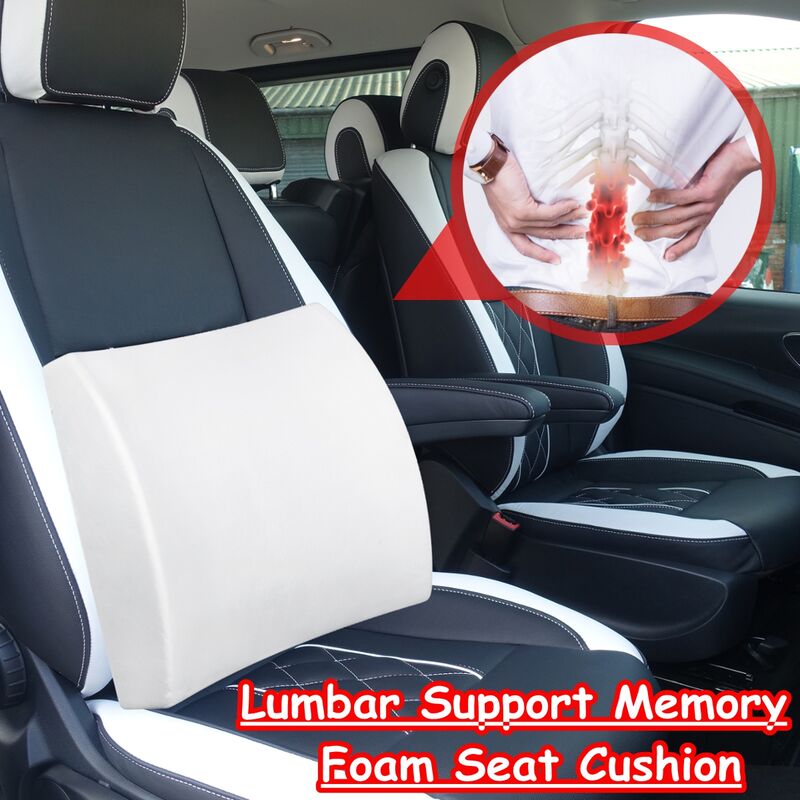 1pc Car Lumbar Back Support Pillow, Driver Waist Protector For Car & Truck  Seats, All Seasons