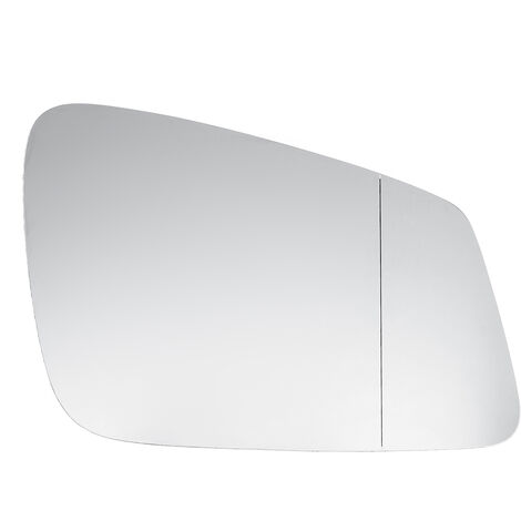 1X Replacement for BMW E46 Mirror Left Right Side Car Glass Heated Rearview  Mirror Glass Car Accessories Car Mirror Repair (Color : White, Size : RH)