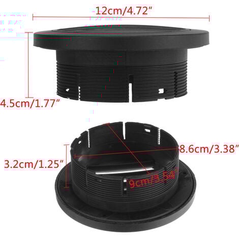 1pc 90mm Ducting Duct Warm Air Vent Outlet For Eberspacher Propex Diesel Heater LBTN