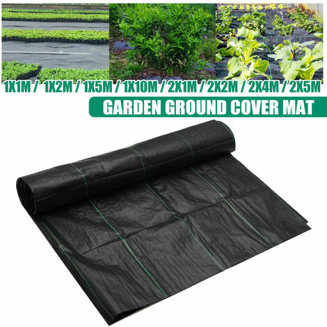 Heavy Duty Landscape Weed Control Fabric Membrane Garden Ground Cover Mat 90gsm (2mx2m)