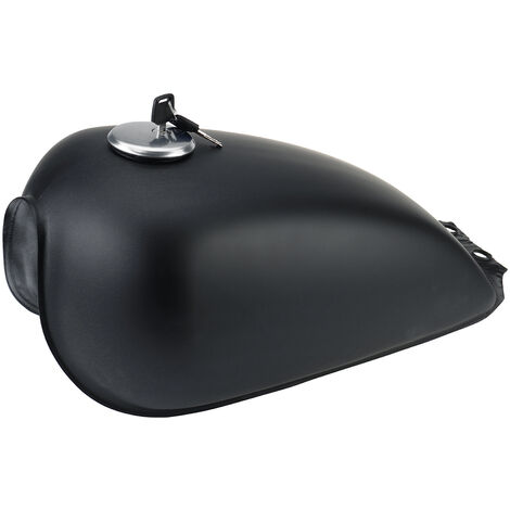 9L 2.4Gal Motorcycle Retro Fuel Gas Tank Cafe Racer Oil Tank With Oil Tank Cap Cover For Suzuki GN125 C