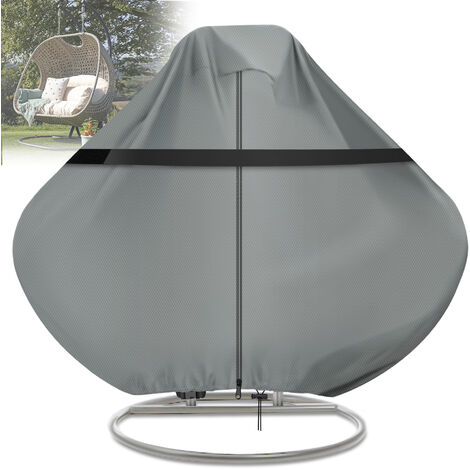 Hanging Swing Egg Chair Cover Garden Patio Outdoor Waterproof Protection Gray