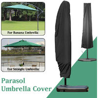 Parasol Umbrella Cove Outdoor Garden Patio Parasol Waterproof Protection (265cm For Banana Umbrella)