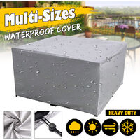 220x220x85cm PVC Furniture Cover Covers Waterproof Patio Rattan Table Cube