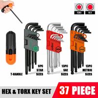 10 Pce T Handle Hex Allen Wrench Key Set Hex Allan & Stand Alan 