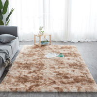 1.6M Super Soft Non-slip Floor Mat Living Room Bedroom Rug Gray / Camel / Pink (Camel, 80cm * 120cm)