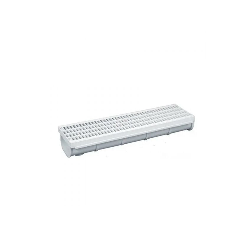 CANALETTA DI SCOLO IN ABS CON GRIGLIA COMPONIBILE - TUTTE LE MISURE Canaletta C/Griglia 20x50xH17 cm