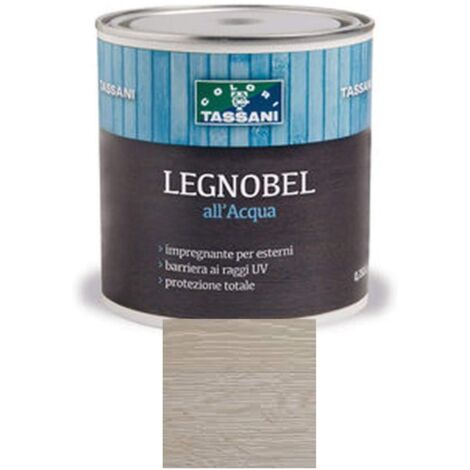 LEGNOBEL 1 LT TASSANI IMPREGNANTE A SOLVENTE VERNICE PER LEGNO Bianco Decapè