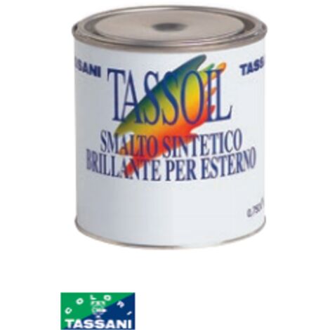 SMALTO SINTETICO TASSOIL LT. 0,75 PER ESTERNO LEGNO E FERRO TASSANI Avorio