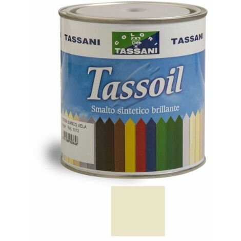Tassoil Smalto Sintetico Brillante 750 ml Bianco Perla