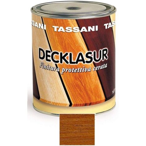 Tassani Decklasur Finitura Cerata a Solvente Teak Castagno Lt. 1