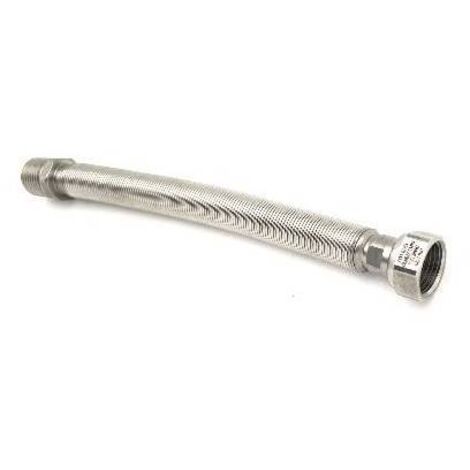 FLESSIBILE PER ACQUA IN ACCIAIO INOX AISI 316 1",22-42 cm