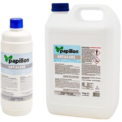 ALGHICIDA PISCINA LIQUIDO """ANTIALGHE""" 5KG PAPILLON