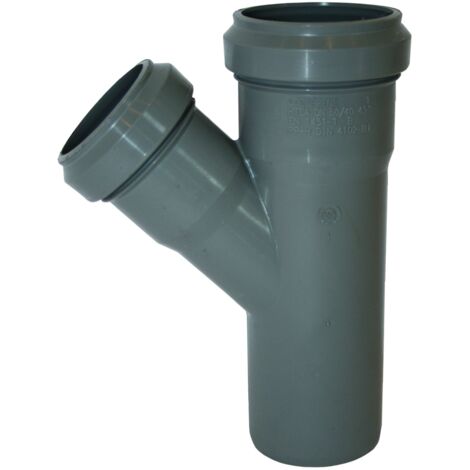BRAGA DERIVAZIONE HTEA 45° AD INNESTO PER ACQUA FOGNA 50 mm