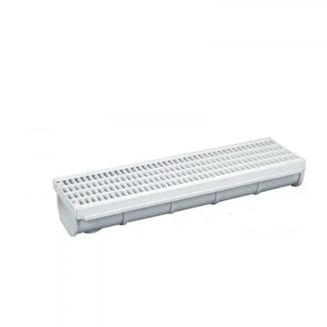 CANALETTA DI SCOLO IN ABS CON GRIGLIA COMPONIBILE - TUTTE LE MISURE Canaletta C/Griglia 20x50xH17 cm