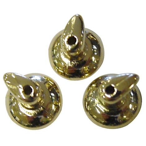 GANCIO GANCI PER QUADRI TIPO INVISIBILE COLORE ORO Blister 5 Pezzi