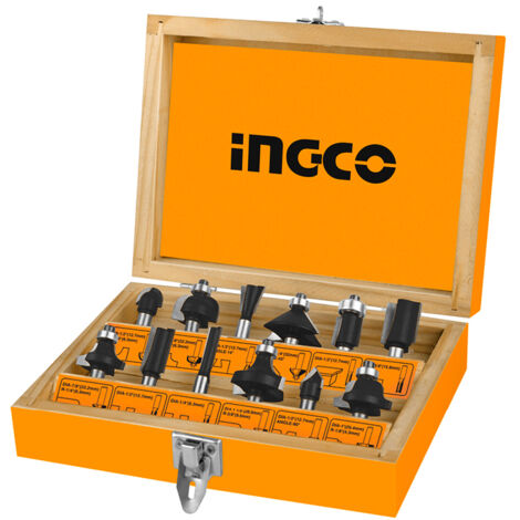 SET FRESE GAMBO 6mm 12pz PER PANTOGRAFO FRESATRICE PER LEGNO
