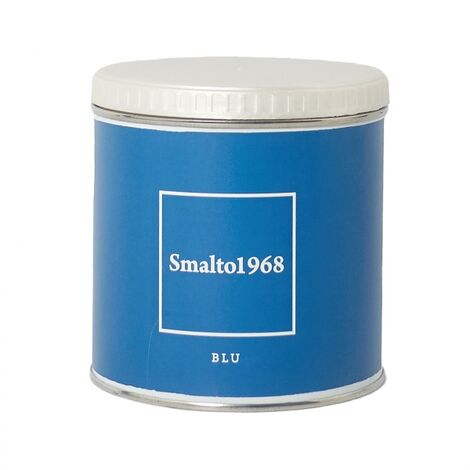 Pittura Shabby Chic Vintage finitura satinata - Smalto 1968 Vernice acrilico ad acqua inodore per Mobili, legno, ferro, piastrelle e supporti difficili 500 ml vari colori Duriplastic Blu
