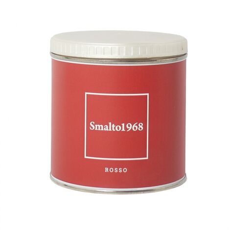 Pittura Shabby Chic Vintage finitura satinata - Smalto 1968 Vernice acrilico ad acqua inodore per Mobili, legno, ferro, piastrelle e supporti difficili 500 ml vari colori Duriplastic Rosso