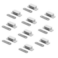 Set 10x Chiusure Magnetiche Serratura Magnetica per Porte Armadi Cassetti