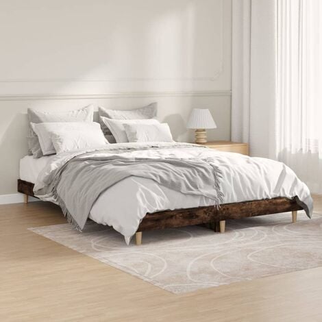 Aesthetic wooden shop bed frame