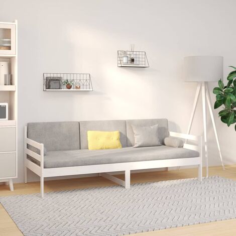 GoodValue Day Bed White 80x200 cm Solid ...