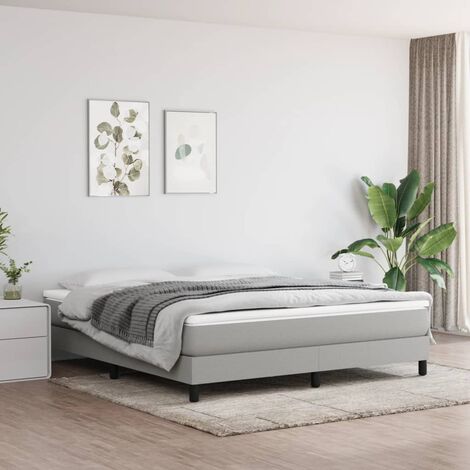 Light grey deals super king bed