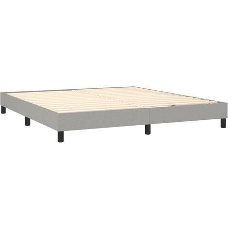 King size bed frame store for box spring