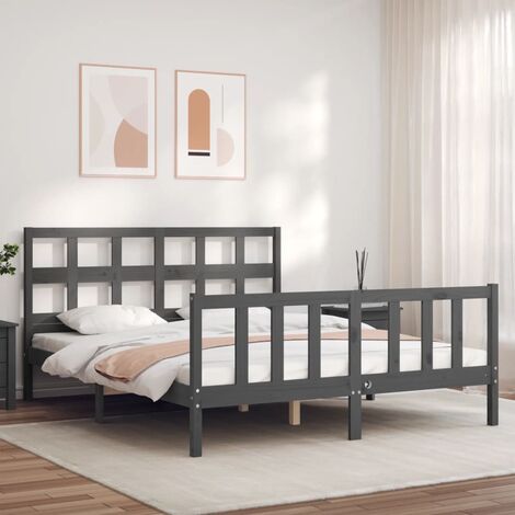 Heavy duty metal king deals size bed frame