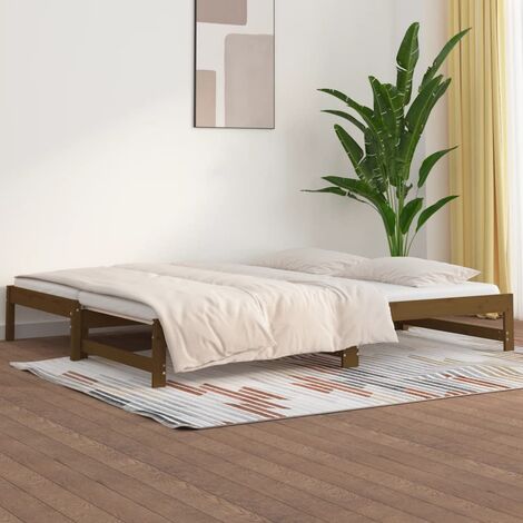 Solid wood deals futon with mattress