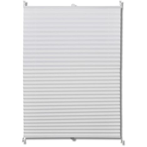 Plisse Blind 50x150cm White Pleated Blind