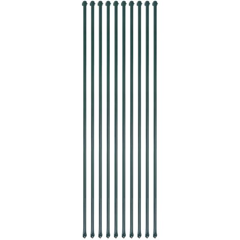 Royalton Garden Posts 10 pcs 1.5 m Metal Green