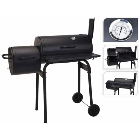 ProGarden Barbecue Smoker Black