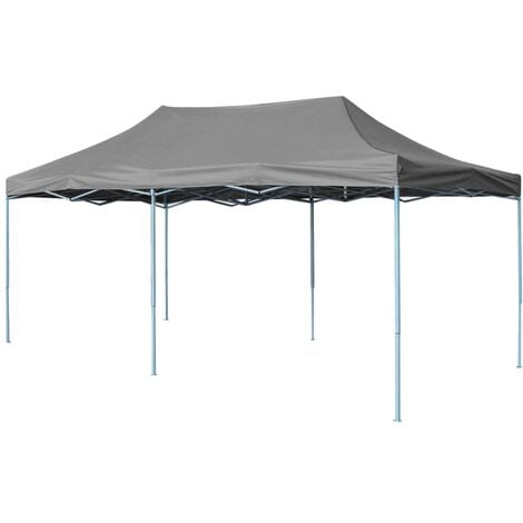 Milena 3m x 6m Steel Pop-Up Party Tent by Dakota Fields - Anthracite