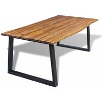 Gravette Solid Acacia Wood Dining Table by Williston Forge