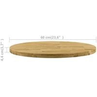 Severus Solid Oak Wood Table Top by Union Rustic - Brown