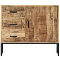 Wilford Solid Mango Wood Sideboard by Williston Forge - Brown