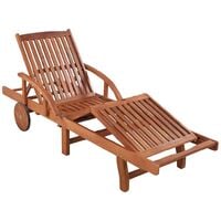 Crispin Sun Lounger Set with Table by Dakota Fields - Brown