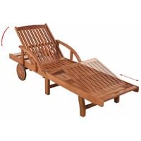 Crispin Sun Lounger Set with Table by Dakota Fields - Brown