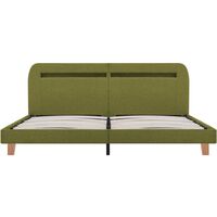 Ruano Upholstered Bed Frame by Ebern Designs - Green