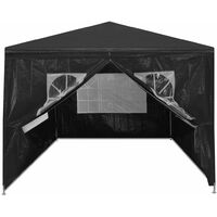 Jaylee 3m x 4m Steel Party Tent by Dakota Fields - Anthracite