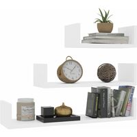Ruelas 3 Piece Floating Shelf Set by Ebern Designs - White