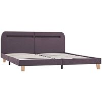 Ruano Upholstered Bed Frame by Ebern Designs - Brown